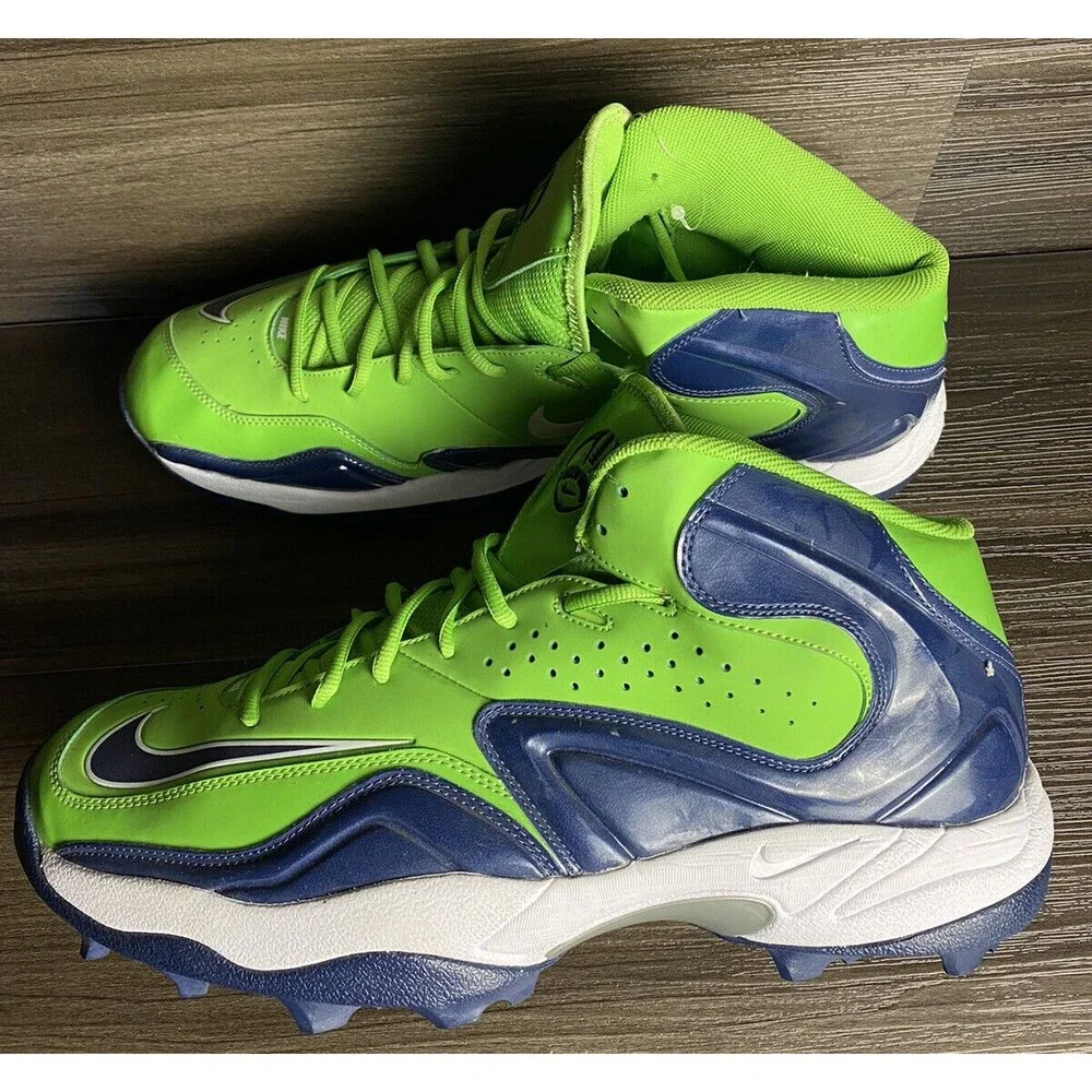 Nike Zoom‎ NFL Football Cleats|534773-329 Seattle Seahawks Team Colors| Size 16